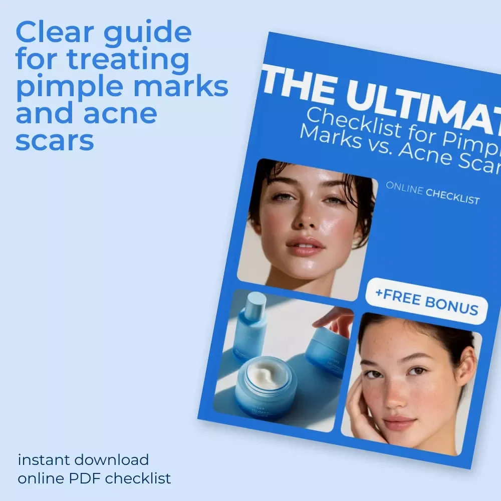 The Ultimate Checklist for Pimple Marks vs. Acne Scars - Your Skincare Guide for Treating Marks and Scars Effectively