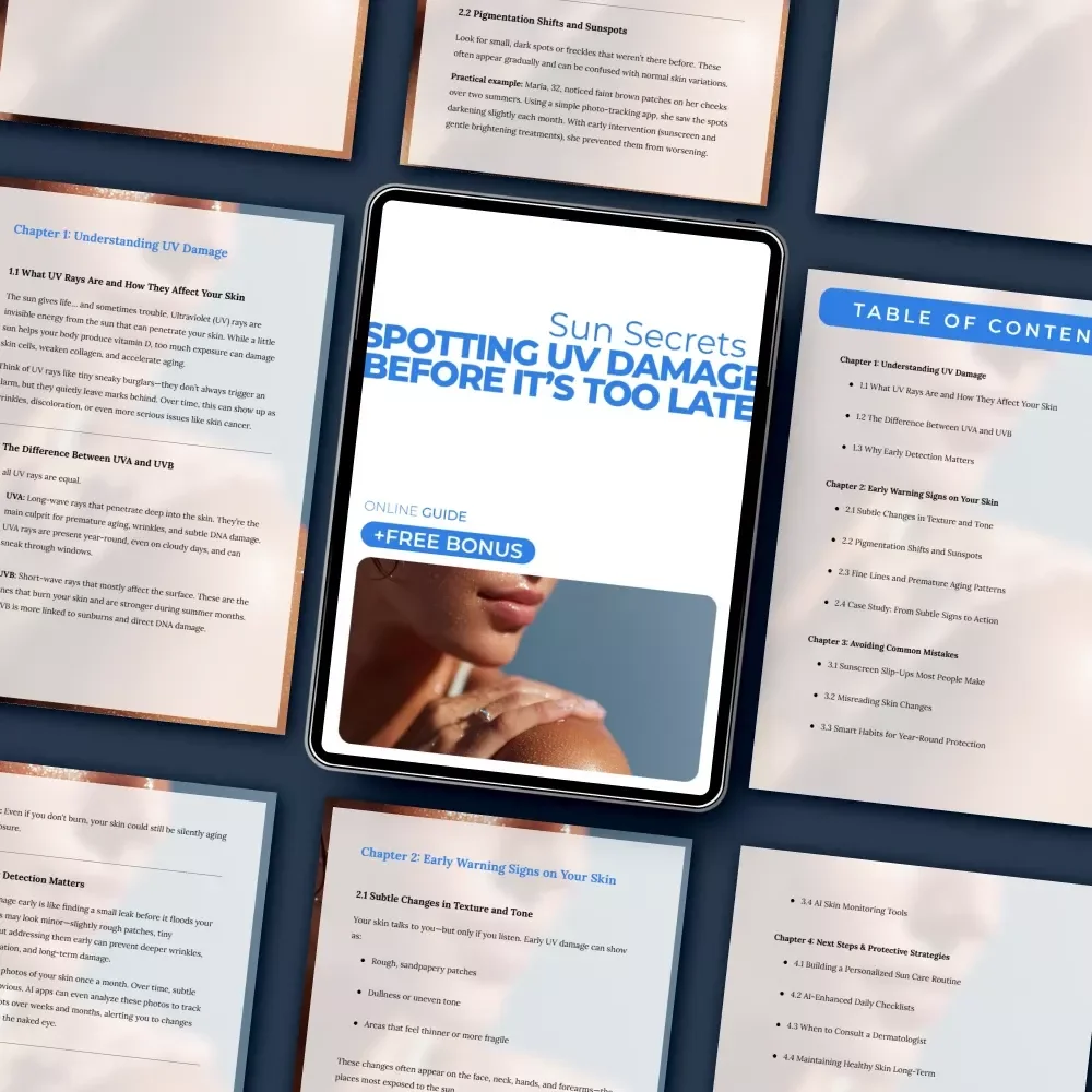 Sun Secrets: Spotting UV Damage Before It’s Too Late - Digital Guide for Early Skin Protection