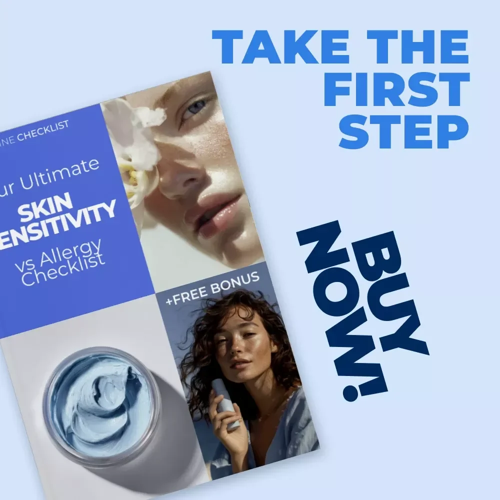 Your Ultimate Skin Sensitivity vs Allergy Checklist – Easy Digital Checklist to Understand Skin Reactions, Identify Triggers, and Shop Skincare Smarter