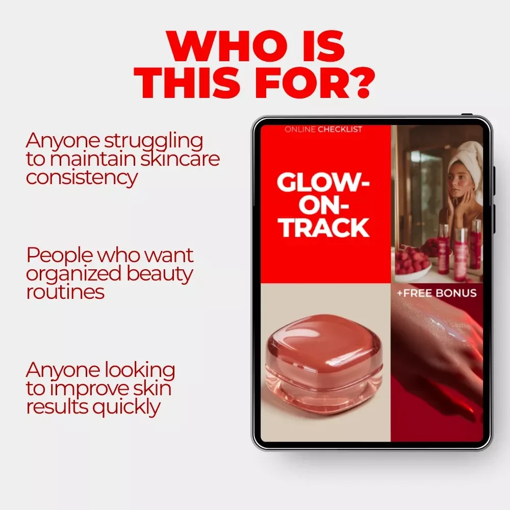 Glow-On-Track: Ultimate Habit Tracking for Skincare Routines Checklist | Daily Skin Care Guide