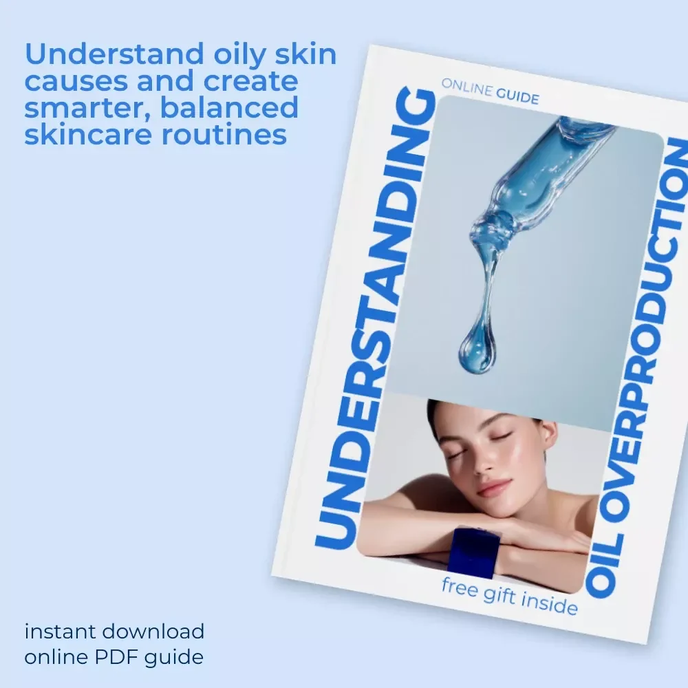 Understanding Oil Overproduction – Skincare Guide Explaining oil overproduction reasons, Hormones, Lifestyle Triggers & Smart AI Solutions