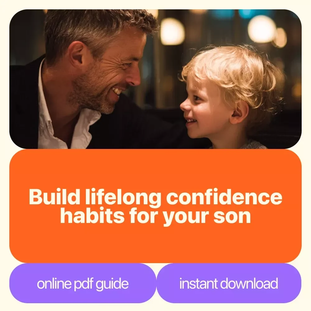 Raising a Confident Son: A Simple Guide to Building Strength and Self-Belief | Practical Parenting Guide on how to instill confidence in your son | Digital Download