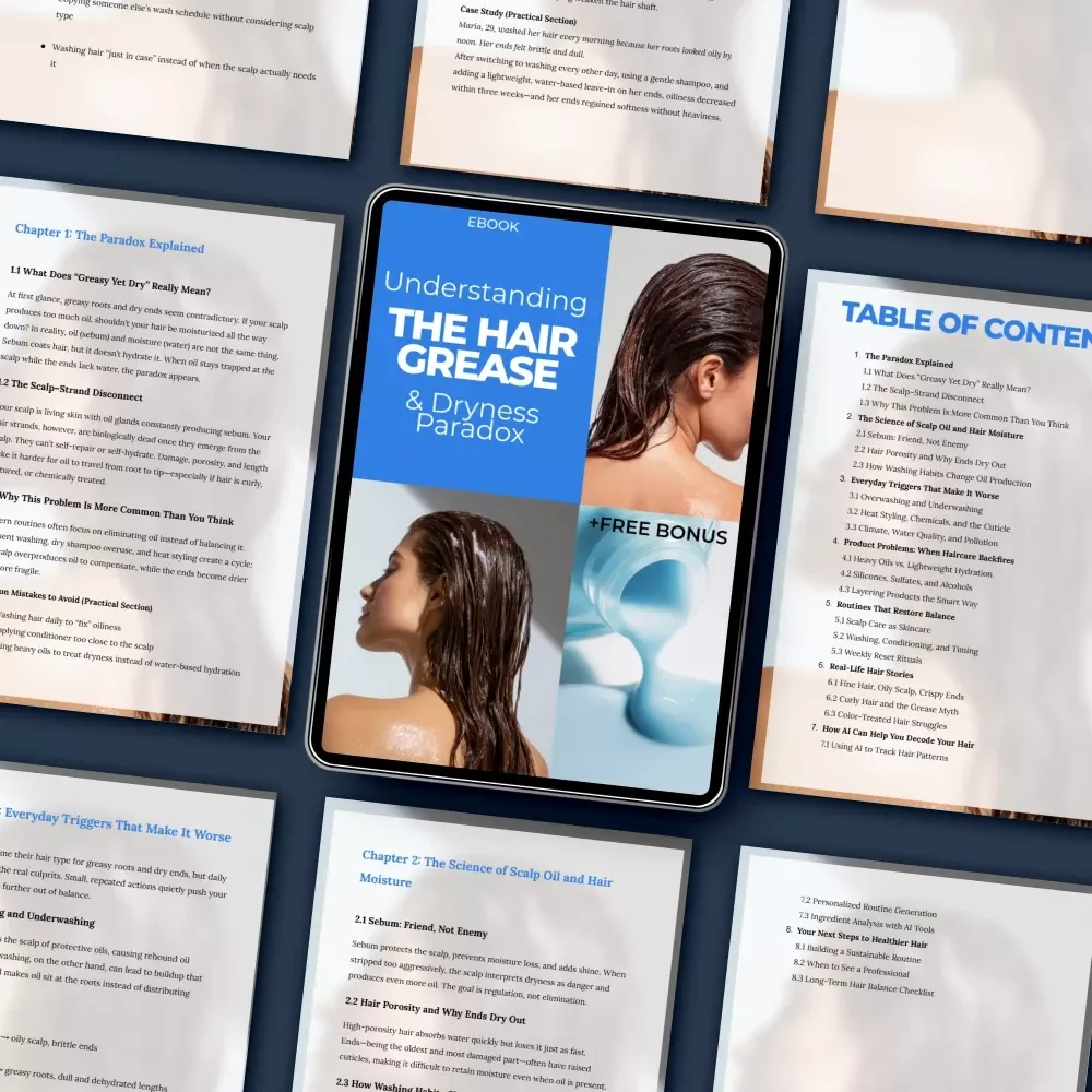 Understanding the Hair Grease & Dryness Paradox: The Ultimate Guide to Scalp Health & Hair Moisture