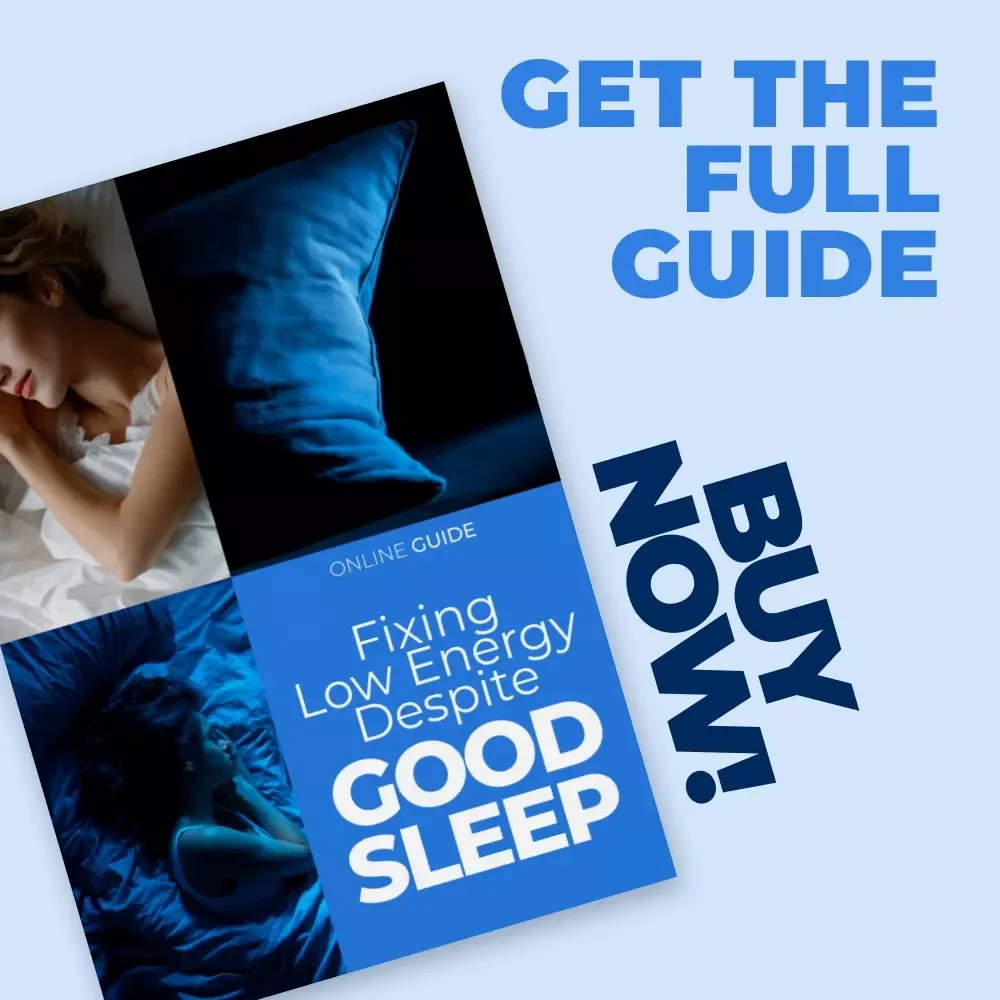 Fixing Low Energy Despite Good Sleep | Digital Guide to Boost Energy, Beat Fatigue, Sleep Better & Feel Energized Daily