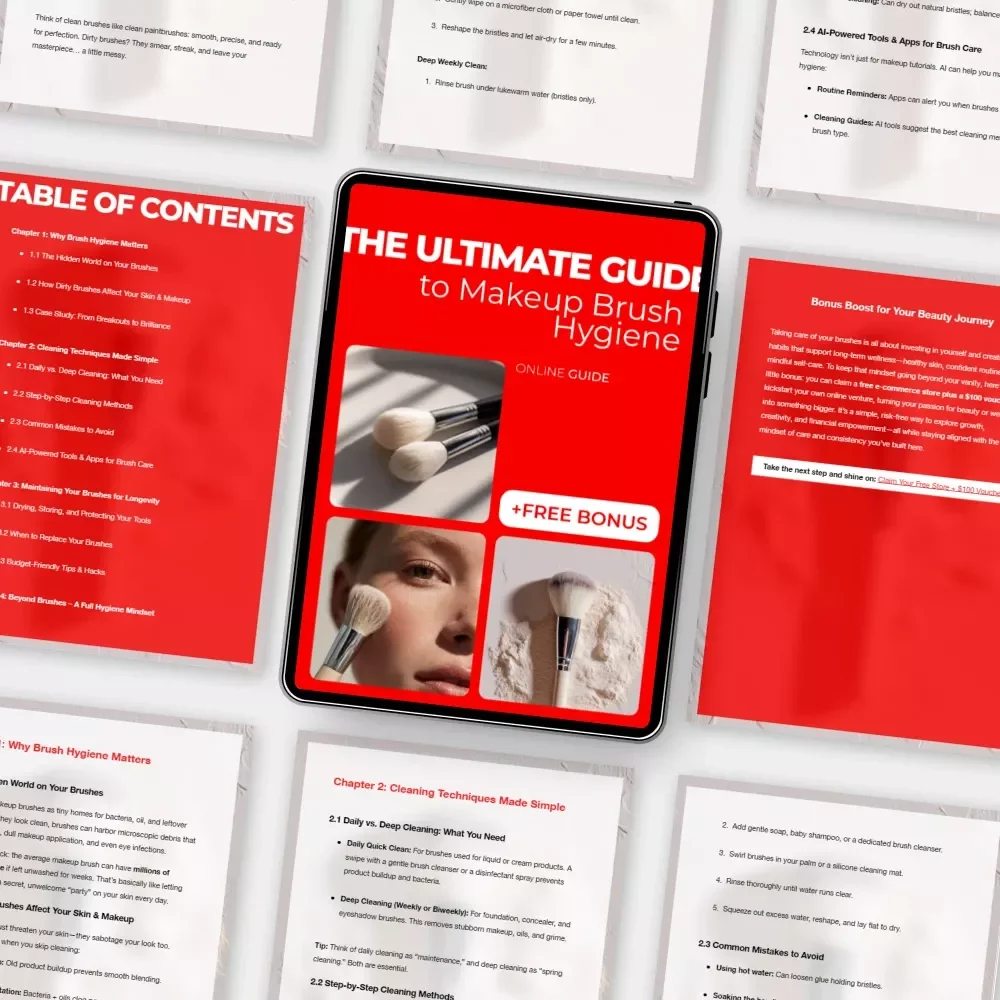 The Ultimate Guide to Makeup Brush Hygiene: Your Essential eBook for Clean, Healthy Brushes