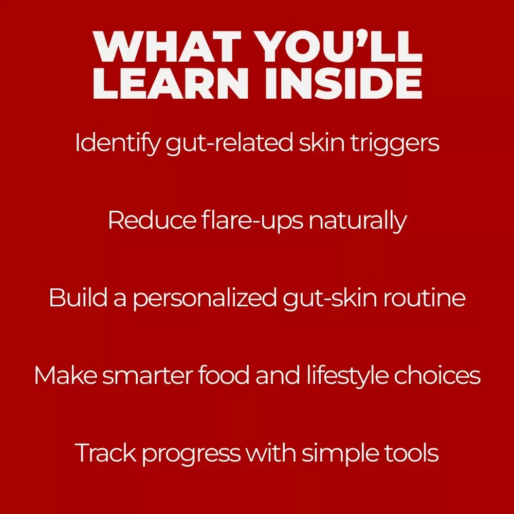 Understanding the Connection Between Your Digestive Health and Skin | Gut-Skin Axis eBook | Guide to Gut Sensitivity and Skin Problems