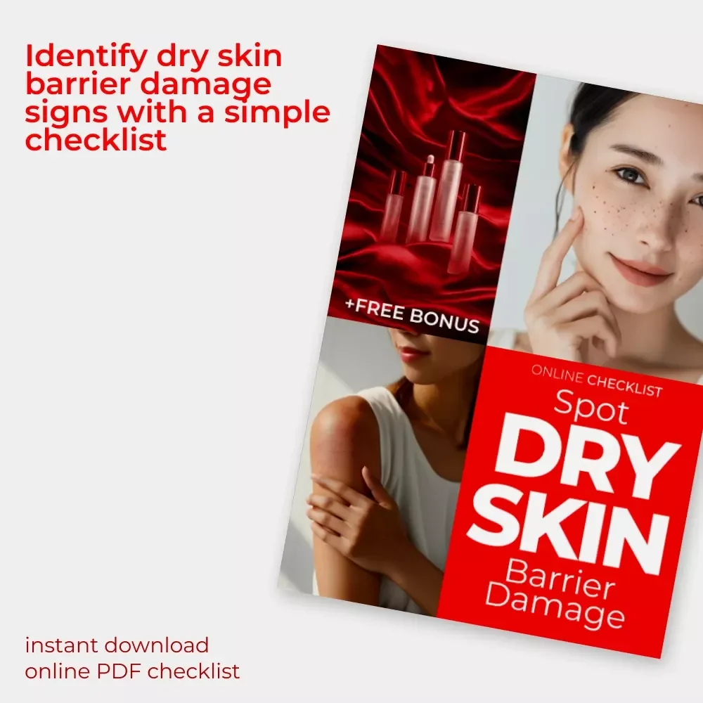 Spot Dry Skin Barrier Damage | Digital Checklist for Identifying dry skin barrier damage signs