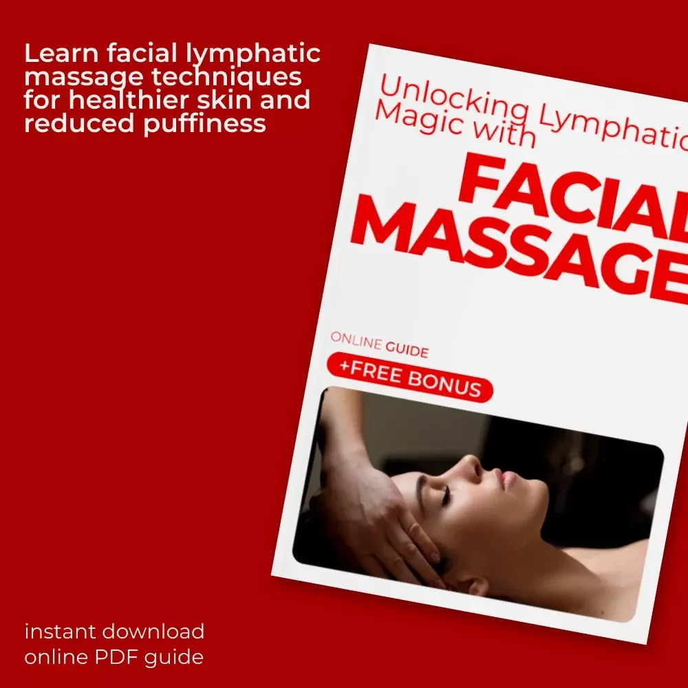 Unlocking Lymphatic Magic with Facial Massage | Facial Massage Lymphatic Benefits Guide, Self-Care Beauty Routine, Digital Download