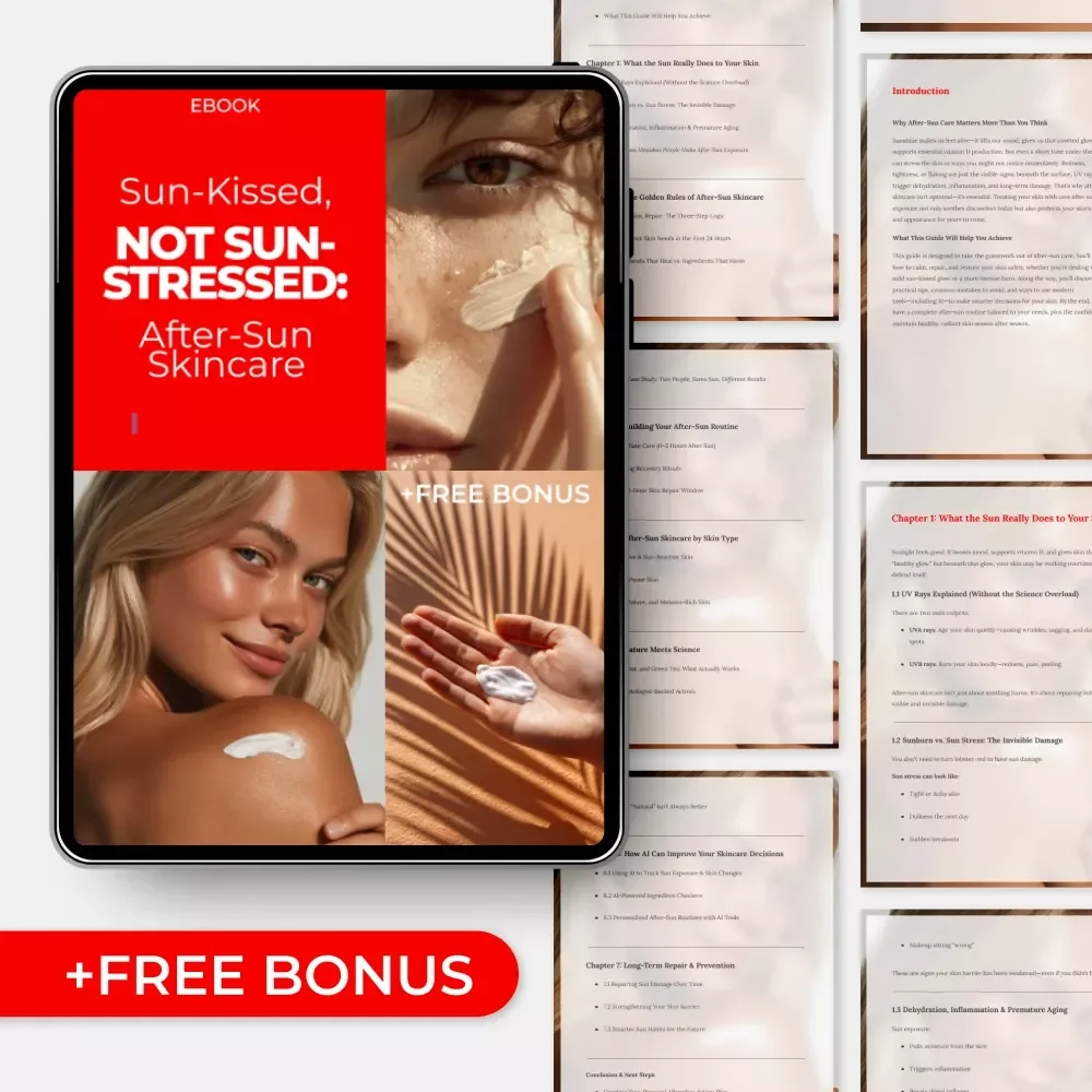 Sun-Kissed, Not Sun-Stressed: After-Sun Skincare Guide eBook - Your Ultimate After-Sun Skincare Solution