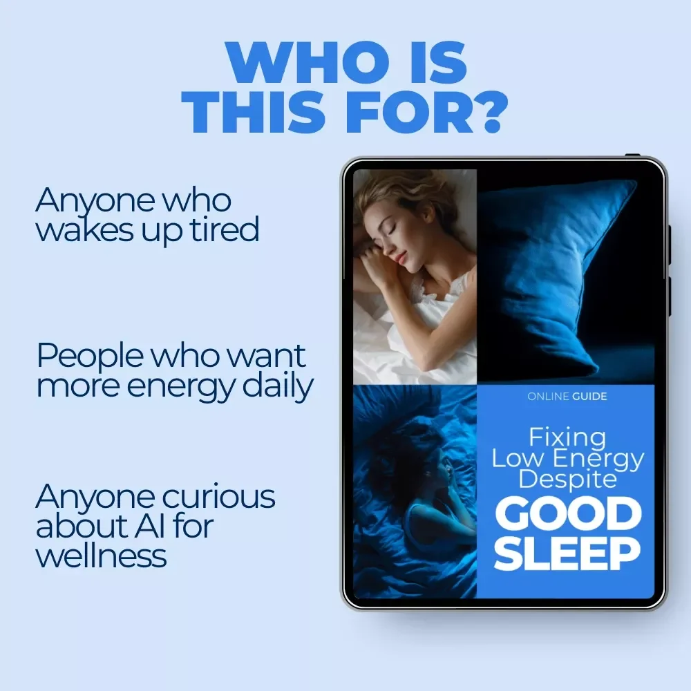 Fixing Low Energy Despite Good Sleep | Digital Guide to Boost Energy, Beat Fatigue, Sleep Better & Feel Energized Daily