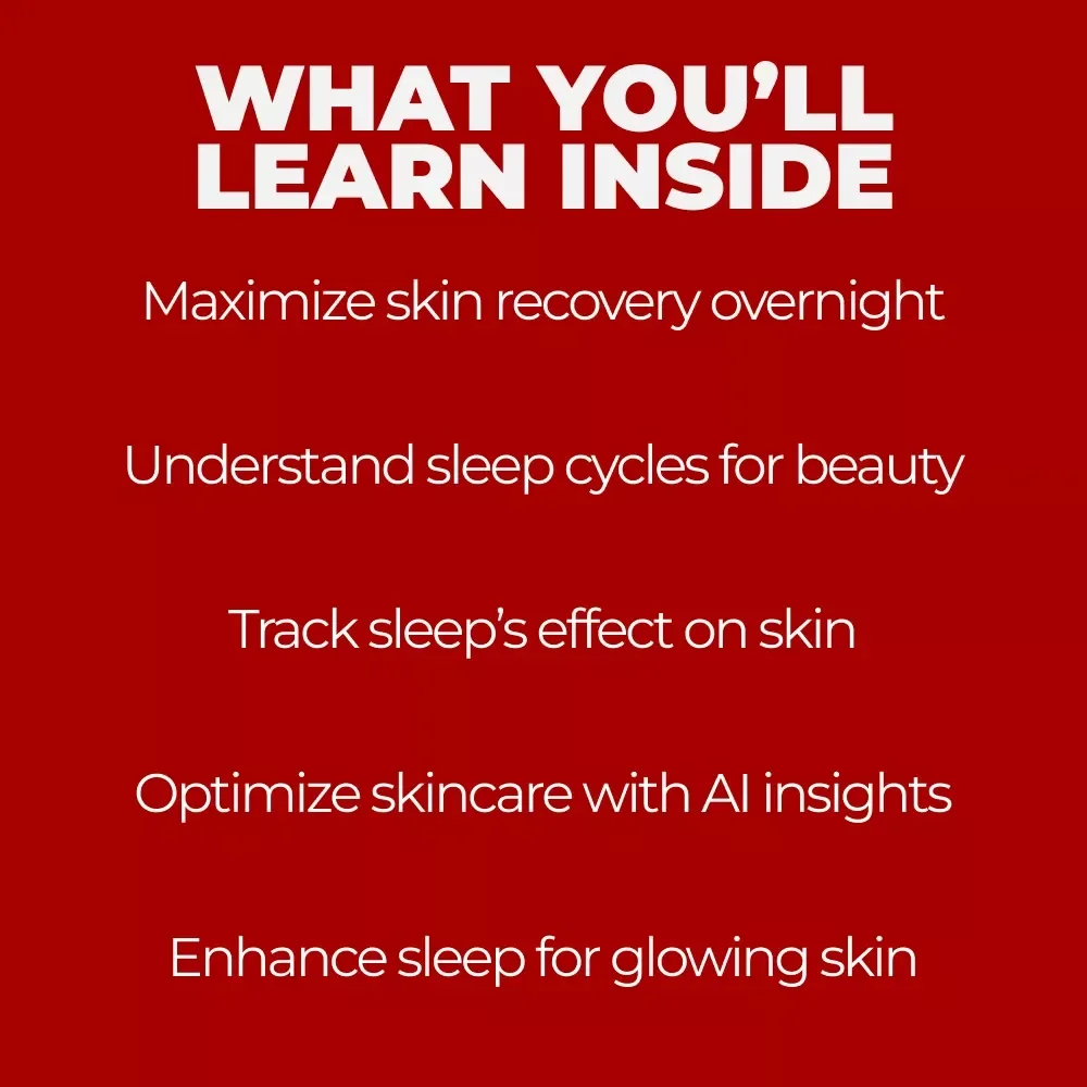 Beauty Sleep Decoded: The Smart Guide to Skin Recovery – Sleep Tracker for Skin Recovery eBook