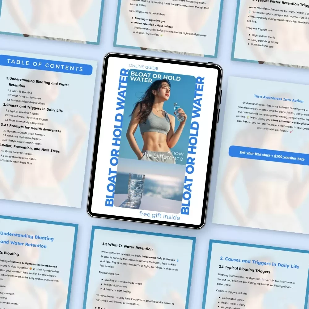 Bloat or Hold Water, Know the Difference – Simple Health Guide Explaining the bloating vs water retention difference