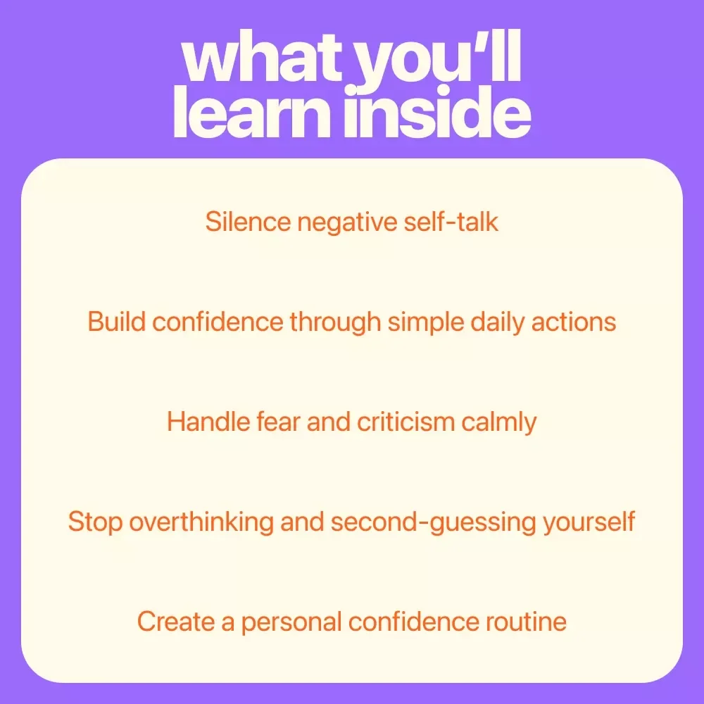 Unshakeable You: How to Crush Self-Doubt, Conquer Insecurity & Own Your Confidence | Confidence Building Guide, Self-Doubt Workbook, Personal Growth eBook, Mindset & Self-Esteem Digital Download