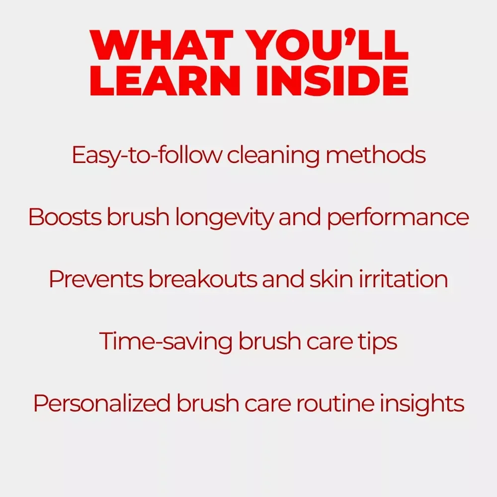 The Ultimate Guide to Makeup Brush Hygiene: Your Essential eBook for Clean, Healthy Brushes
