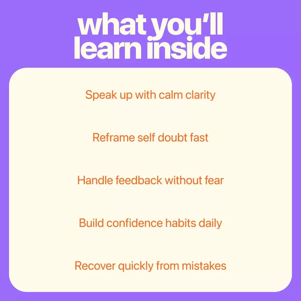 Own the Room: A Practical Guide to Gaining Confidence at Work | How to Gain Confidence in the Workplace | Career Confidence Guide & Digital Download