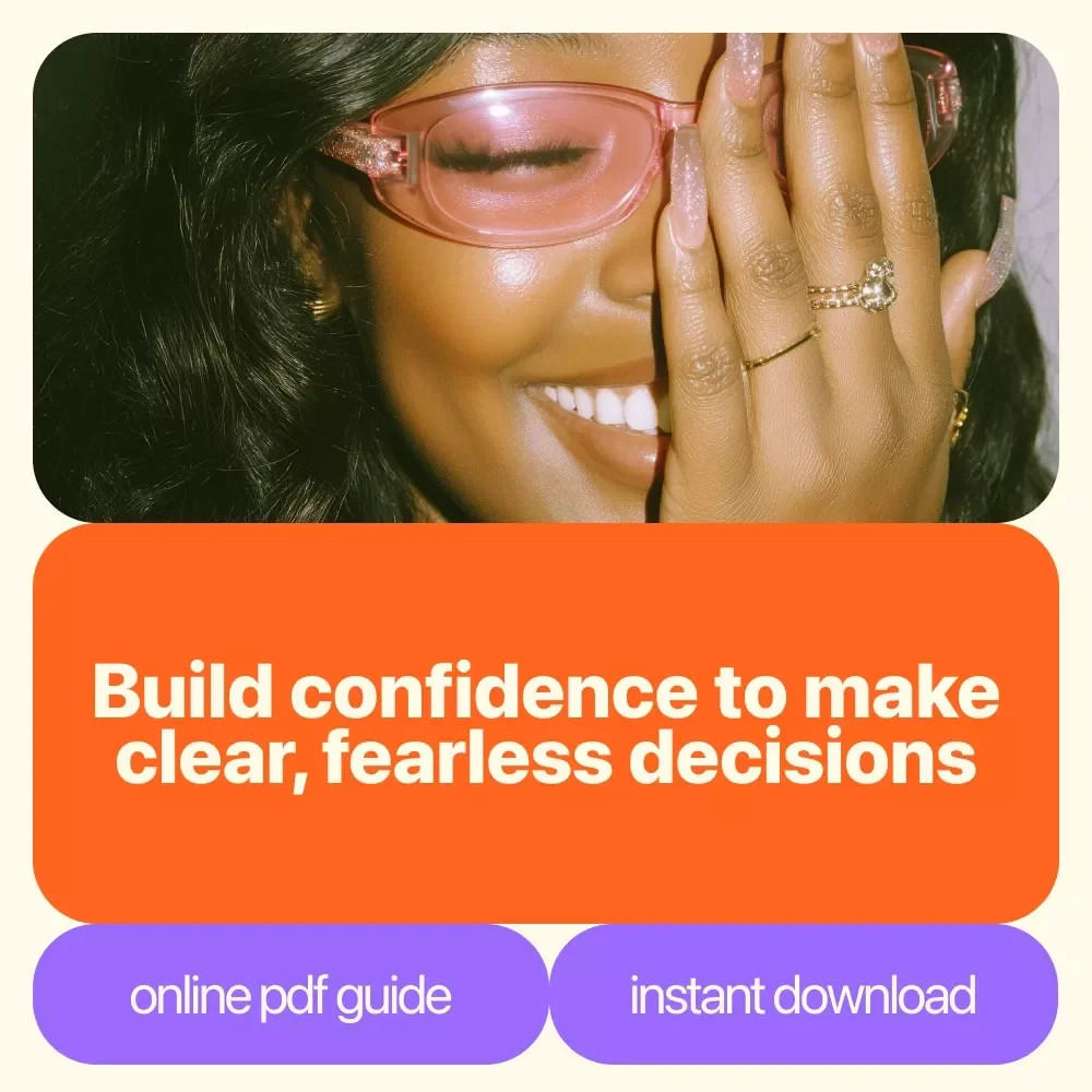Decide Boldly: Your Quick Guide to Confident Decision Making – Digital Download Decision Confidence Guide, Overcoming Fear and Doubt, Practical Decision-Making Framework eBook