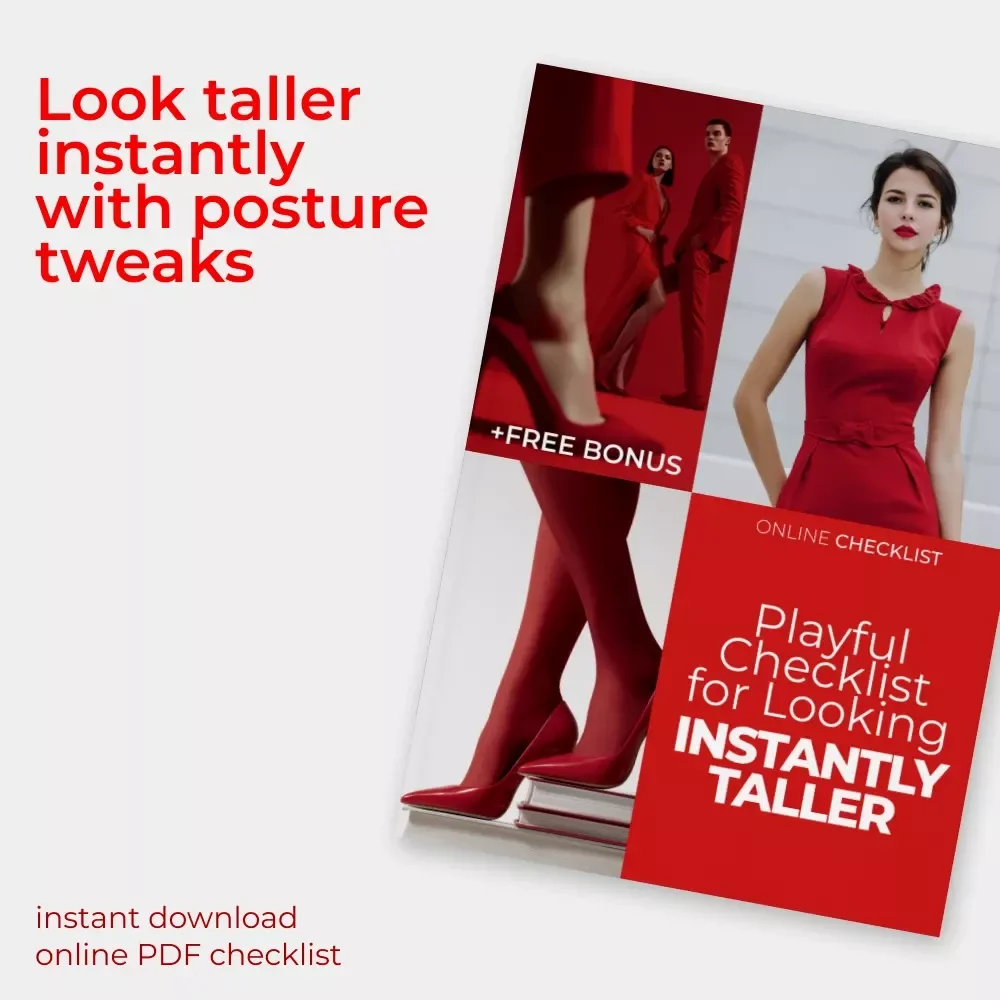 Playful Checklist for Looking Instantly Taller – Easy Daily Posture Guide, Confidence Boost, posture fixes that make you look taller