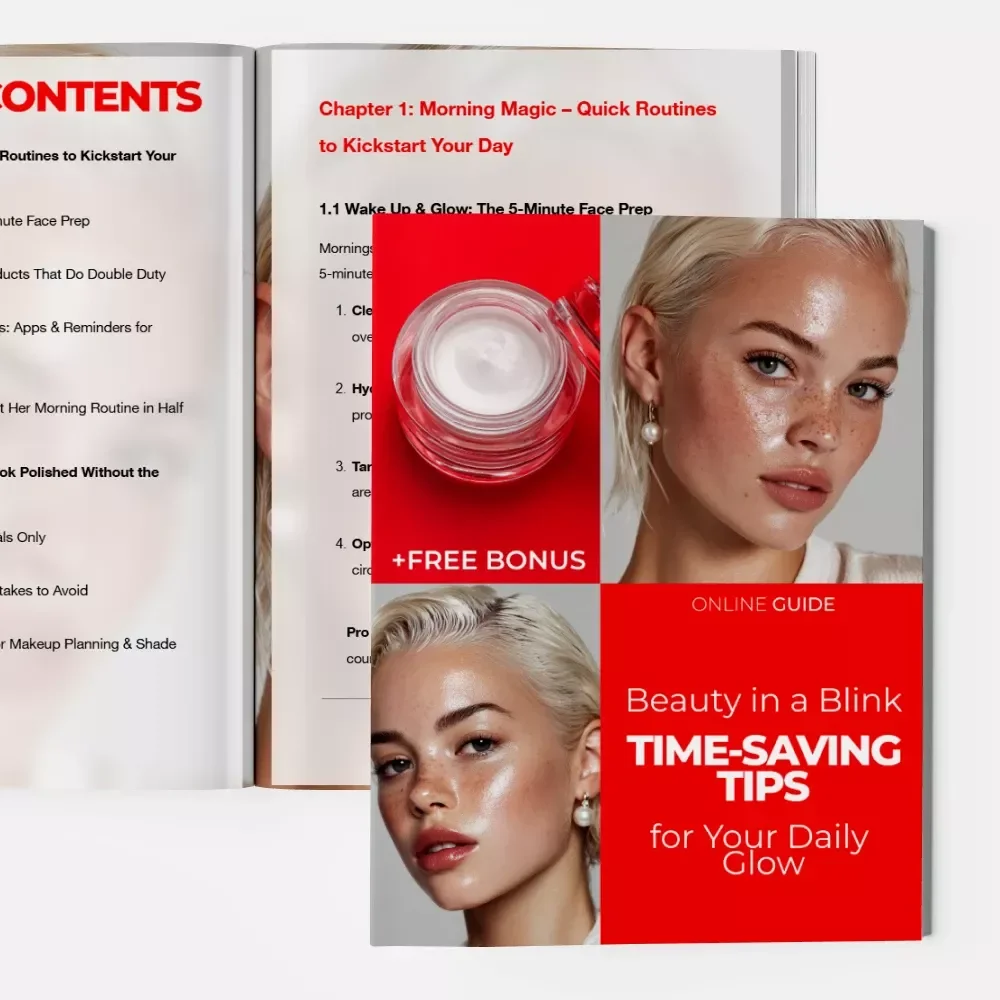 Beauty in a Blink: Time-Saving Tips for Your Daily Glow – Digital Download eBook Guide