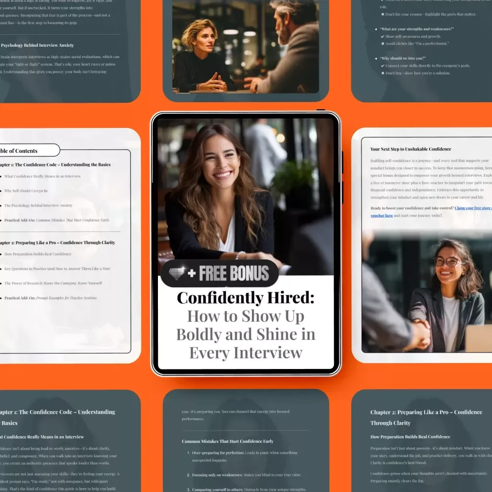 Confidently Hired: How to Show Up Boldly and Shine in Every Interview – Build Self Confidence for Interview Success