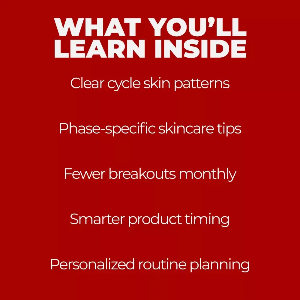 Understanding Cycle-Related Skin Changes – Hormone-Smart Skincare eBook for Clearer, Balanced Skin