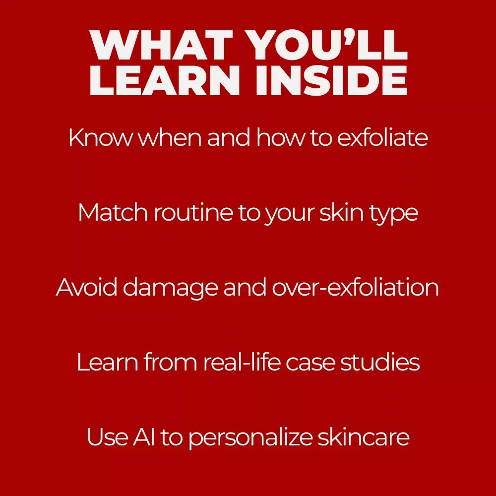 Finding Your Gentle Exfoliation Routine | Skincare Guide eBook, Sensitive Skin Exfoliation Checklist, Personalized Exfoliation Routine, Digital Download