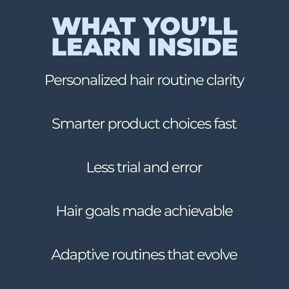 AI Hair Routine Builder | Smart Personalized Hair Care Guide | AI-Powered Hair Routine eBook & Digital Download