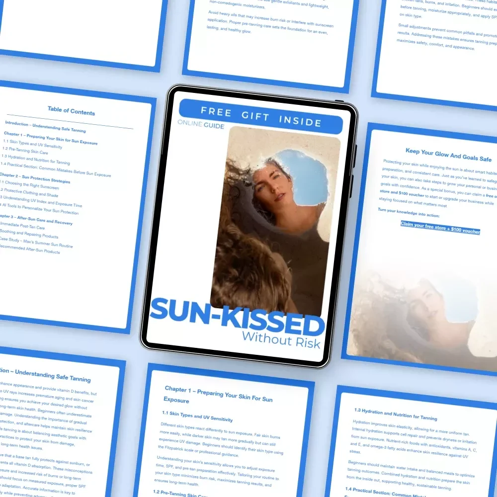 Sun-Kissed Without Risk: The Ultimate Guide to Safe Tanning Practices | Digital Download