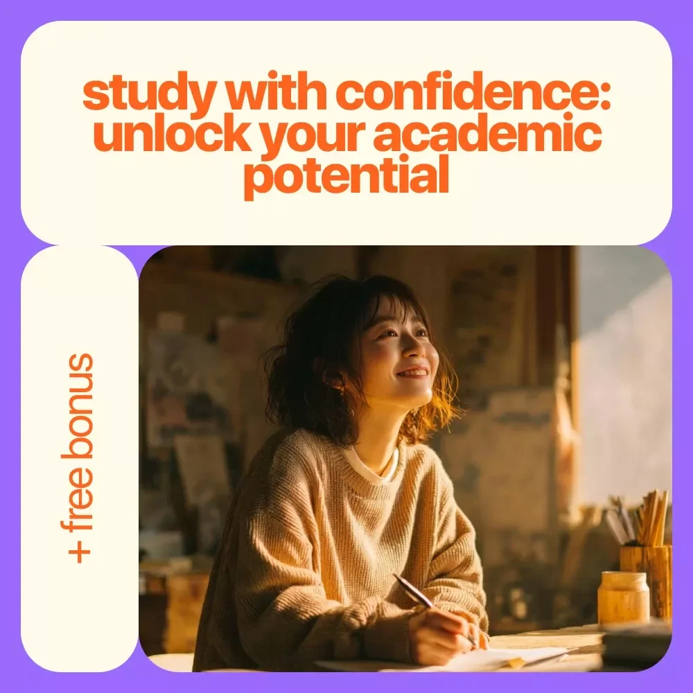 Study with Confidence: Unlock Your Academic Potential | A Practical Guide on How to Gain Confidence in Studies