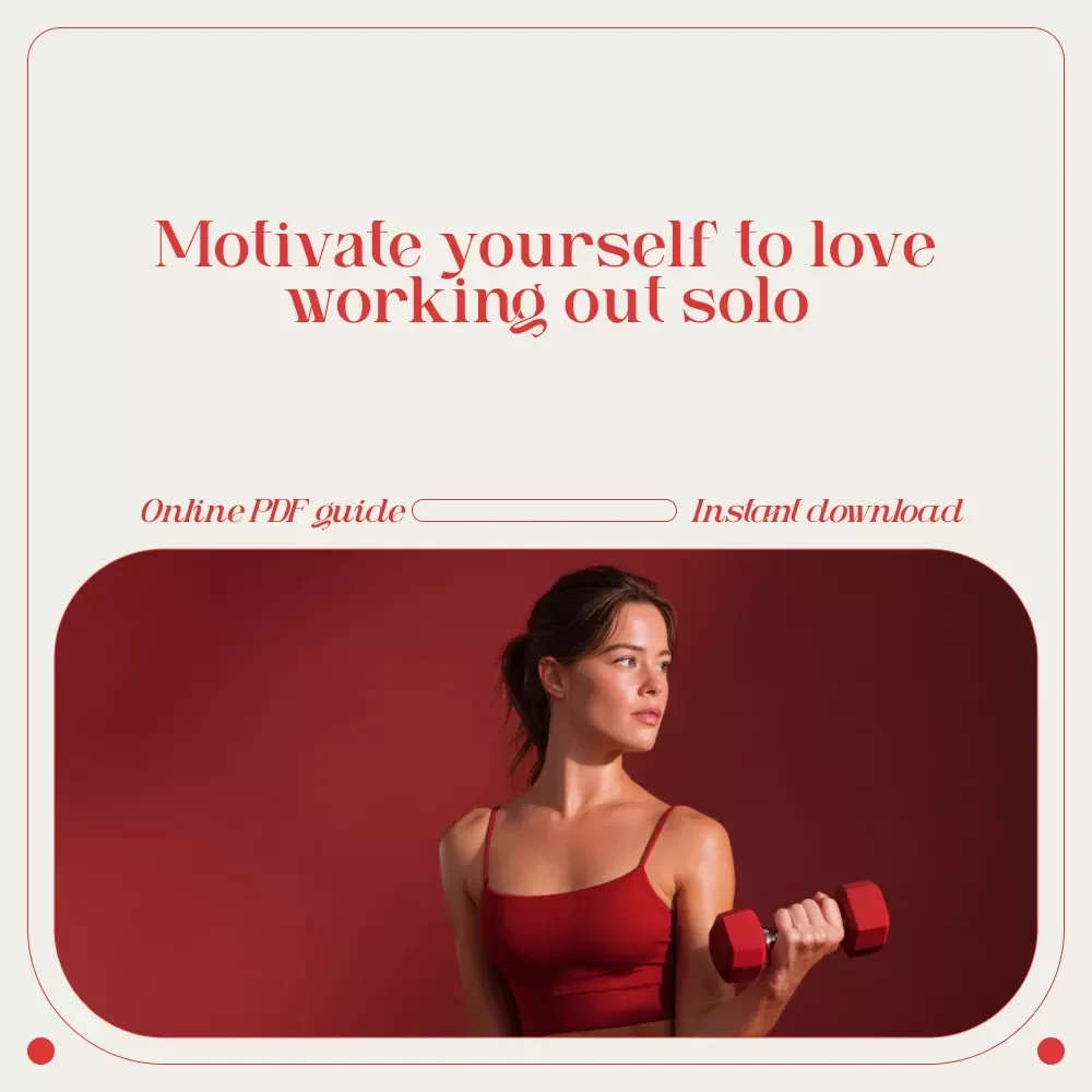 Solo Sweat: How to Motivate Yourself to Workout Alone and Love It - eBook for Building Consistent Solo Workout Habits