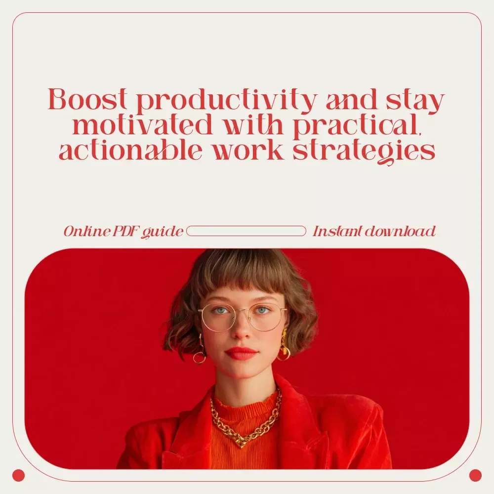 Spark & Soar: Your Guide to Staying Motivated at Work - eBook for Productivity and Success