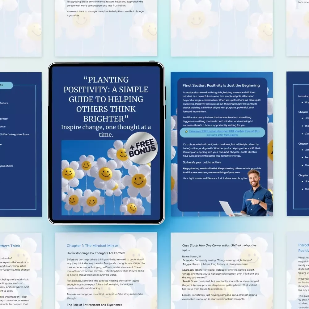 Planting Positivity: A Simple Guide to Helping Others Think Brighter - eBook for Positive Thinking & Empowerment