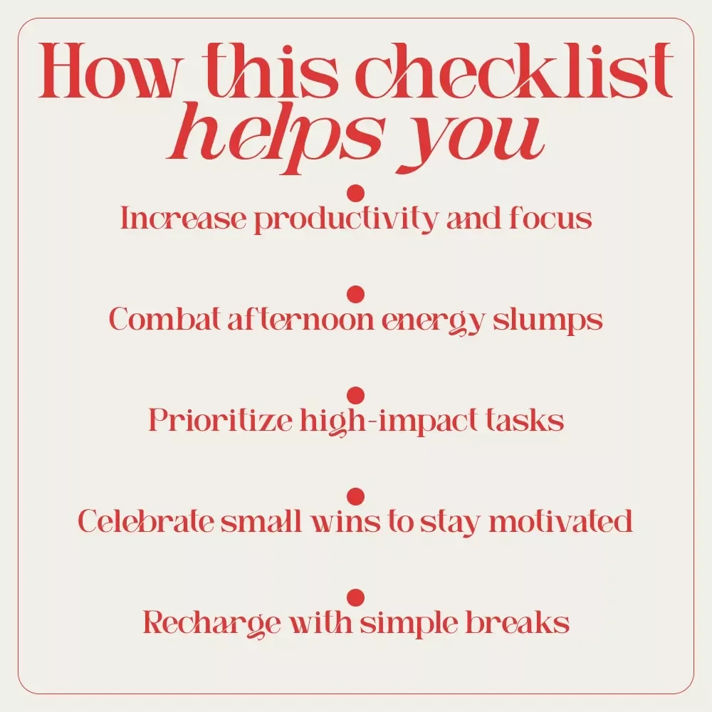 Friday Fuel: Your Ultimate Work Motivation Checklist - Boost Your Friday Productivity