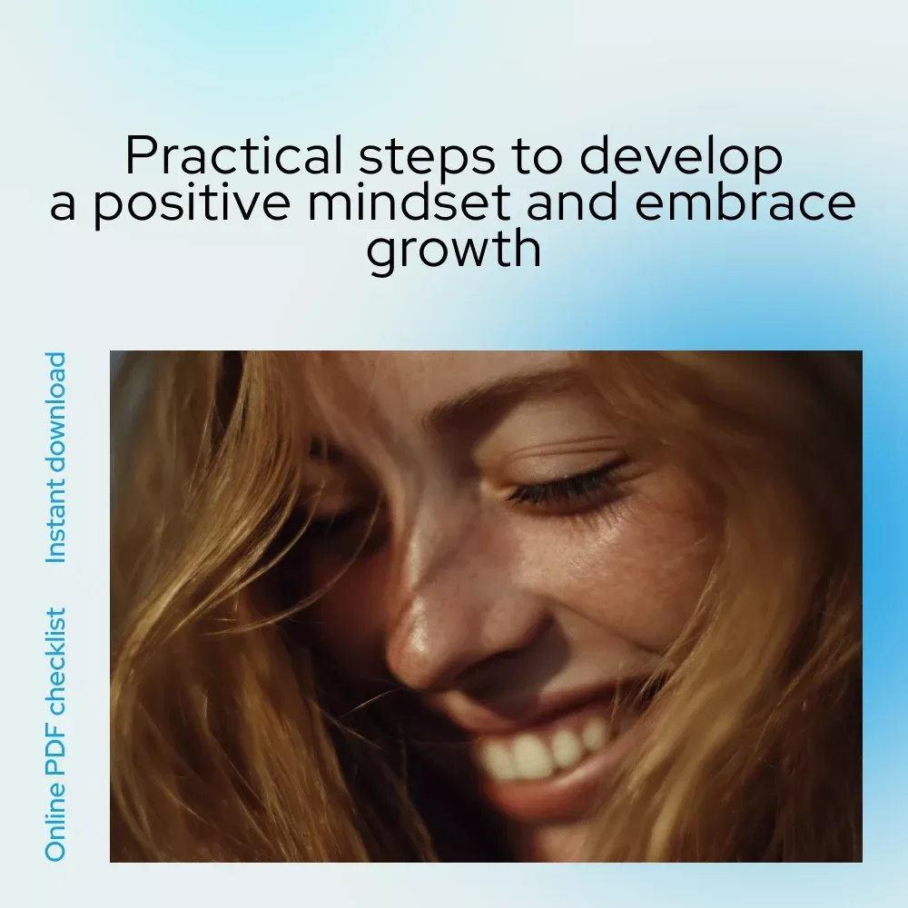 The Think Brighter Checklist: Your Quick-Start Guide to a More Positive Mindset | Digital Download for Positive Thinking