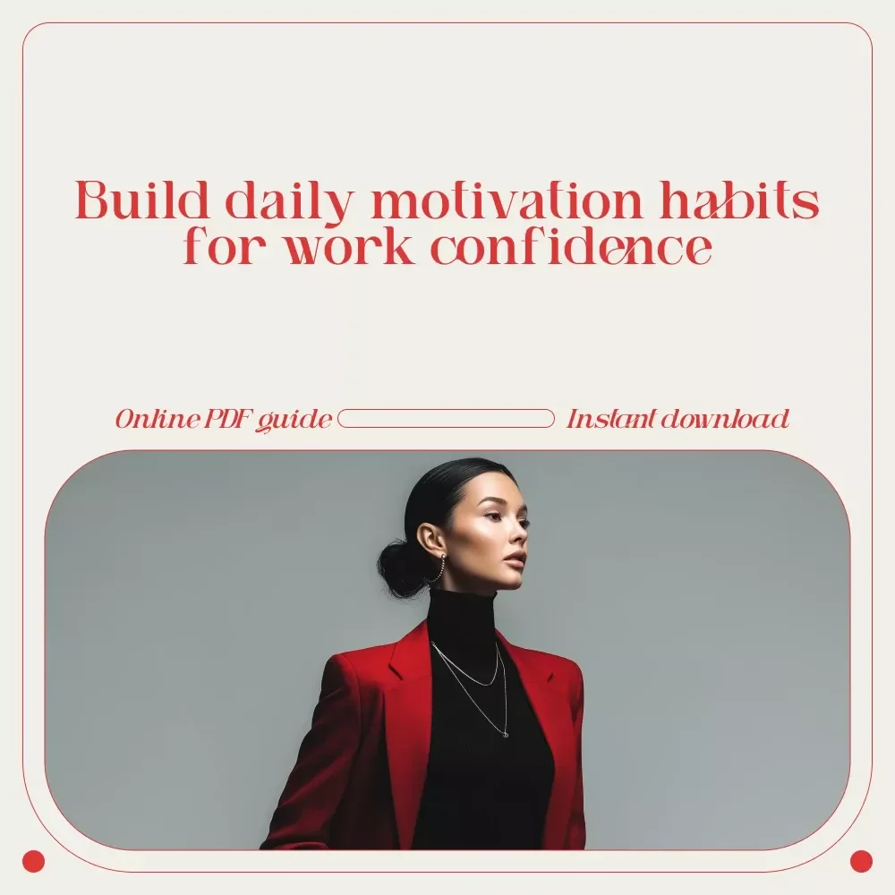 Fuel Your Workday: How to Motivate Yourself to Show Up and Shine | Digital Guide for Daily Motivation, Career Mindset & How to Motivate Myself to Go to Work