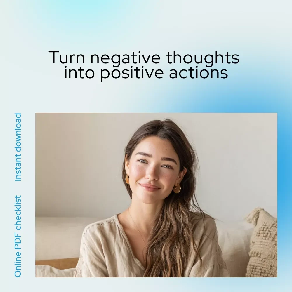 Flip the Script: Your Positive Mindset Action Checklist – A Simple Guide for Anyone Asking “how do i change my mindset from negative to positive”