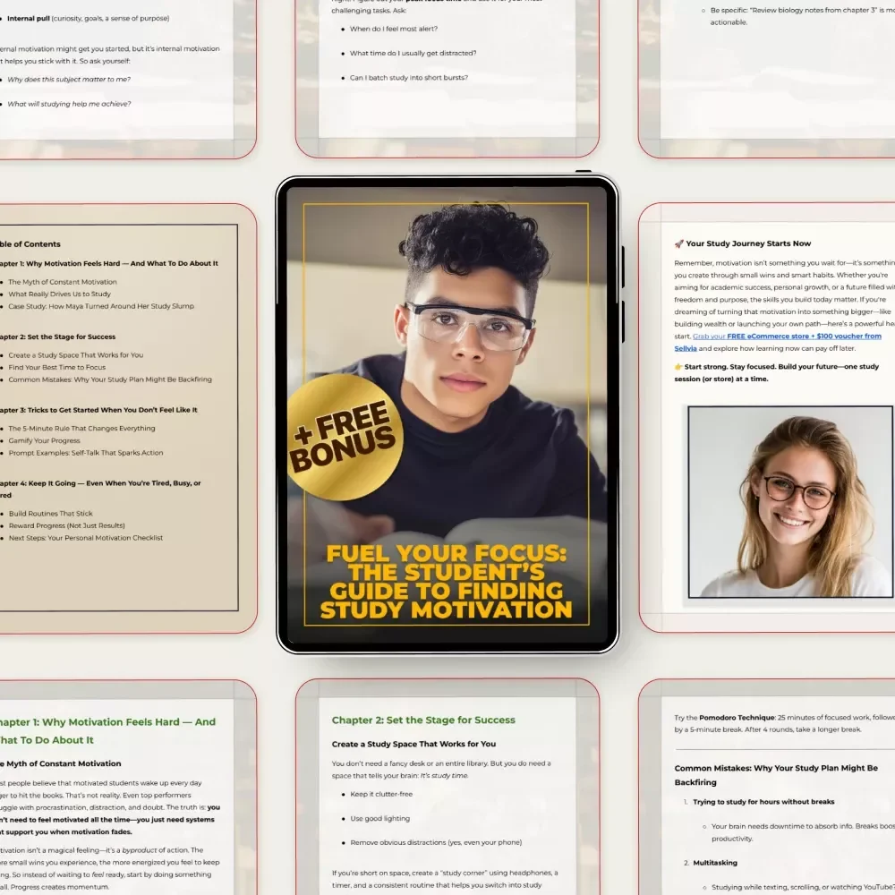 Fuel Your Focus: The Student’s Guide to Finding Study Motivation | Digital Download Guide