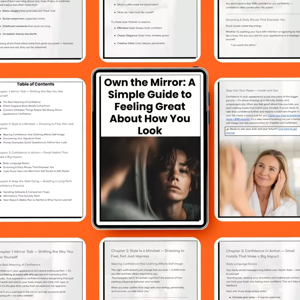 Own the Mirror: A Simple Guide to Feeling Great About How You Look | Confidence-Boosting Guide on How to Be More Confident in Your Appearance