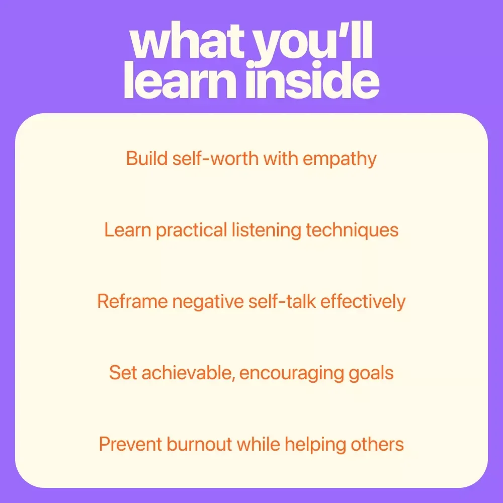 Lifting the Mirror: A Practical Guide to Helping Someone Rebuild Self-Worth - Digital eBook for Helping with Low Self-Worth