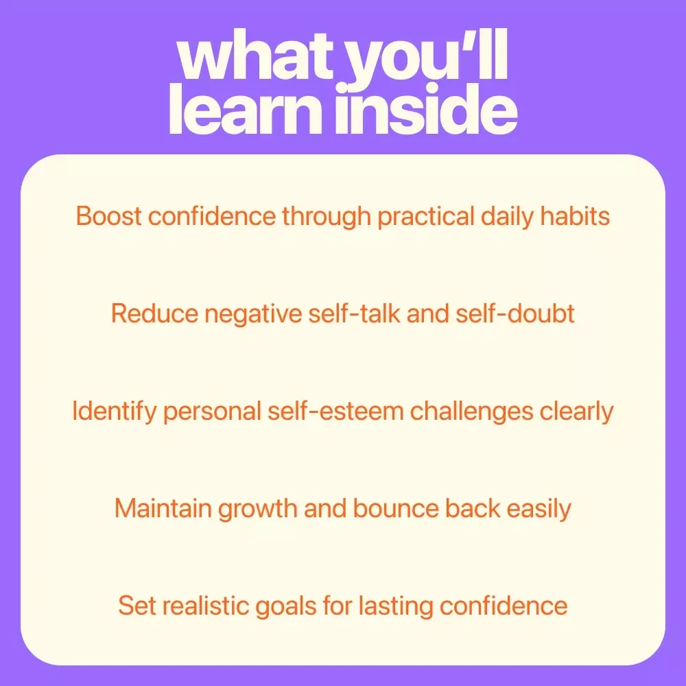 Boost You: The Adult’s Guide to Confident Self-Esteem | Practical Guide on how to improve self esteem in adults, Confidence Building & Personal Growth