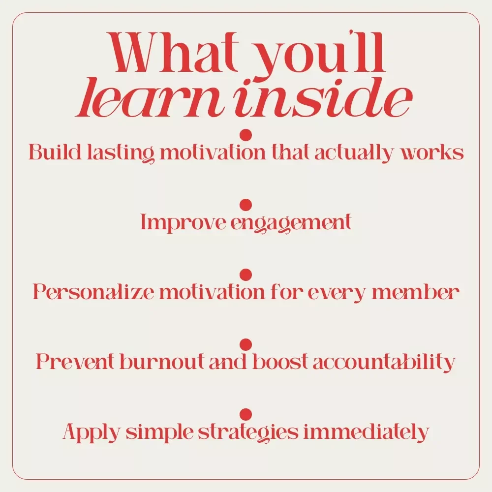 Team Spark: How to Motivate Your Crew and Ignite Performance | Leadership Motivation Guide for Managers, Team Leaders & Entrepreneurs | Digital Download eBook
