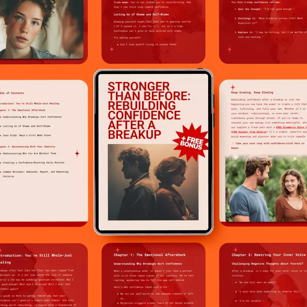 Stronger Than Before: Rebuilding Confidence After a Breakup – A Healing Guide on How to Gain Confidence After a Breakup, Self-Worth, Emotional Recovery & Personal Growth