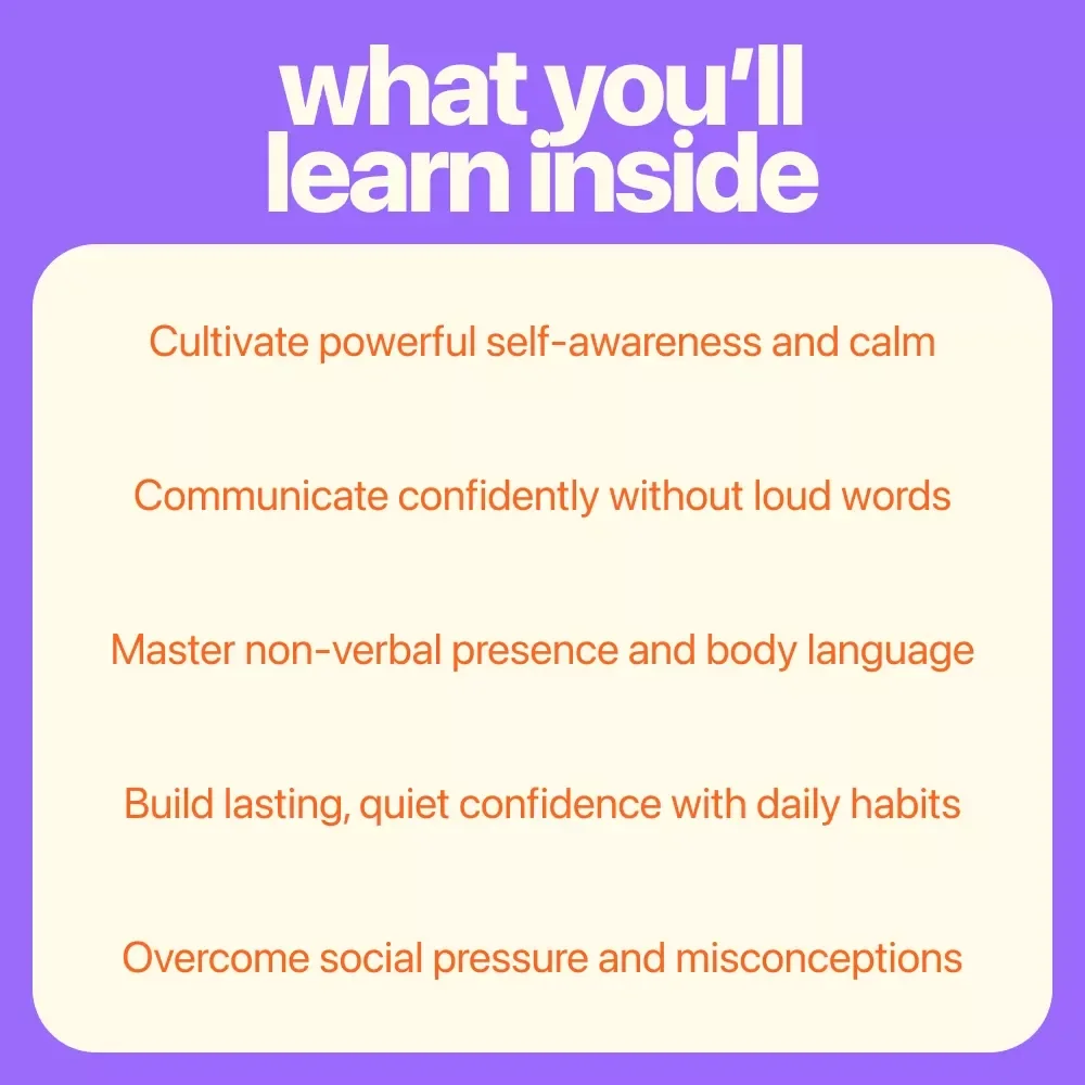 Silent Strength: Mastering Quiet Confidence - A Powerful Guide to Unlocking Inner Strength & Communication