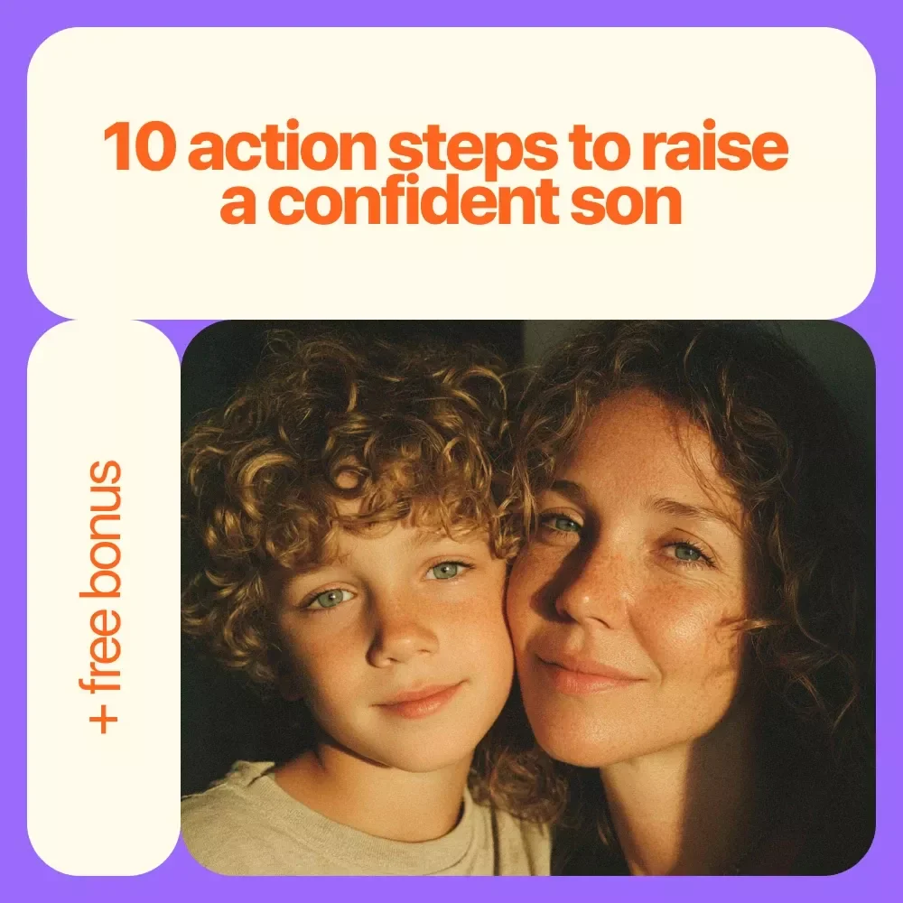 Confidence Boost Blueprint: 10 Action Steps to Raise a Confident Son | Printable Checklist for Parents | How to Instill Confidence in Your Son