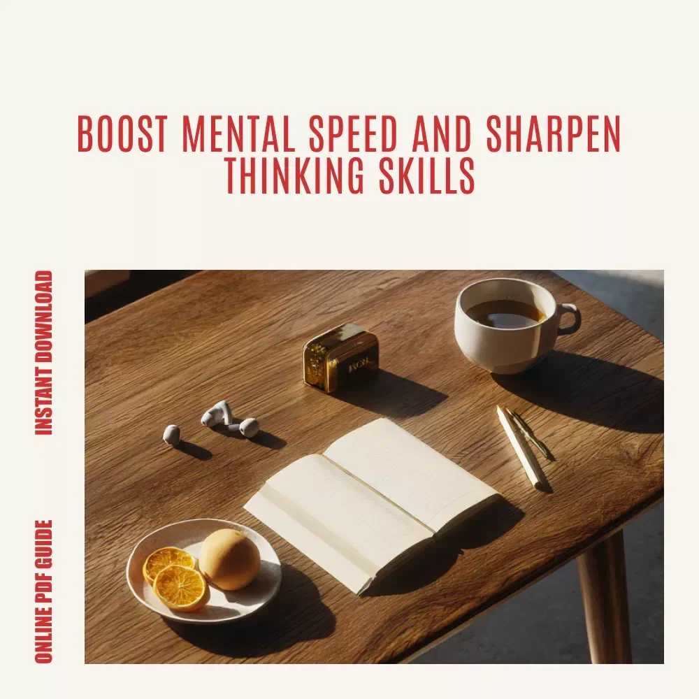 Think Fast: Unlock Your Brain’s Full-Speed Potential – How to Make My Brain Think Faster eBook for Mental Agility, Focus, and Cognitive Boost