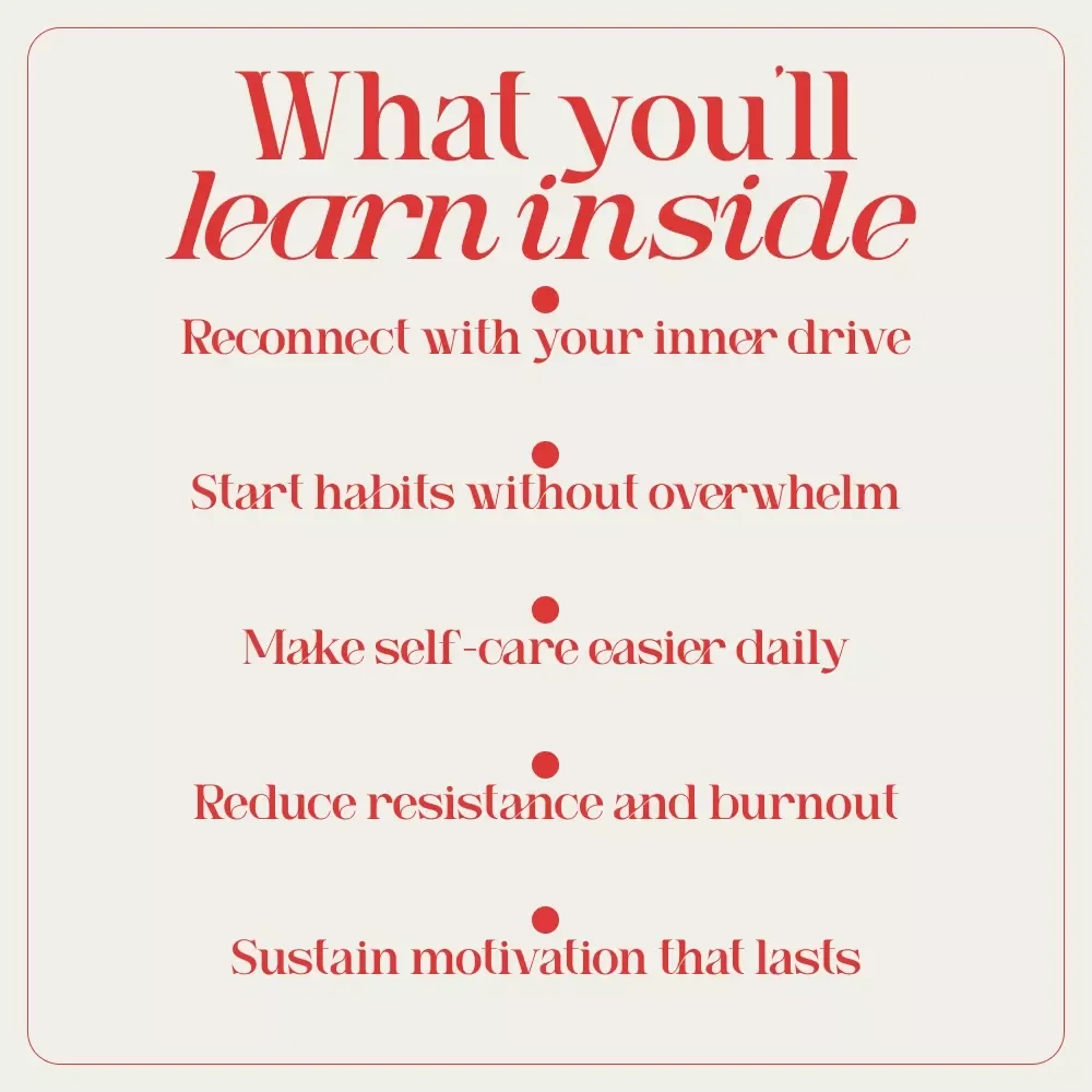 Fuel Your Fire: The Gentle Guide to Motivating Yourself for Self-Care | Digital Guide on how to motivate yourself to take care of yourself