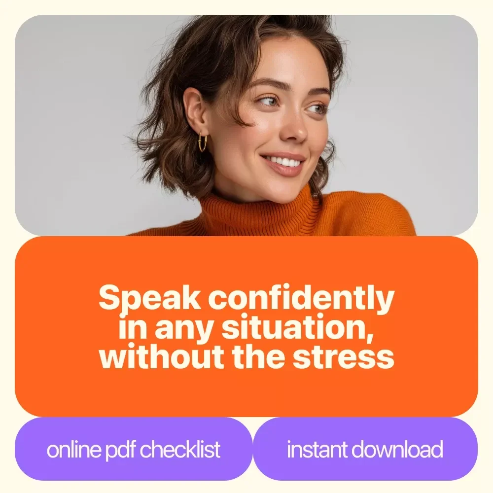 The Confident Conversationalist Checklist: Your Essential Guide to Speaking with Confidence