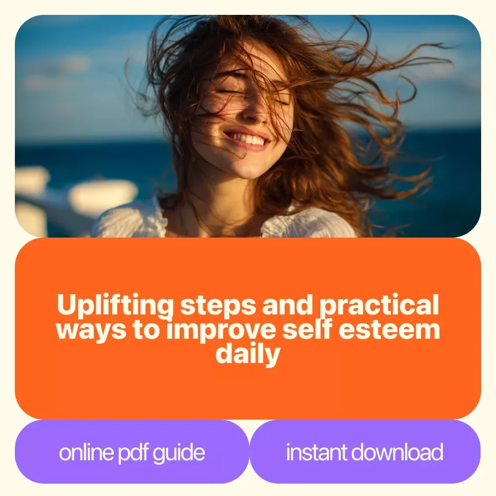 Rise & Shine: 4 Uplifting Steps to Boost Your Self-Esteem | Confidence Building Guide | Practical Ways to Improve Self Esteem