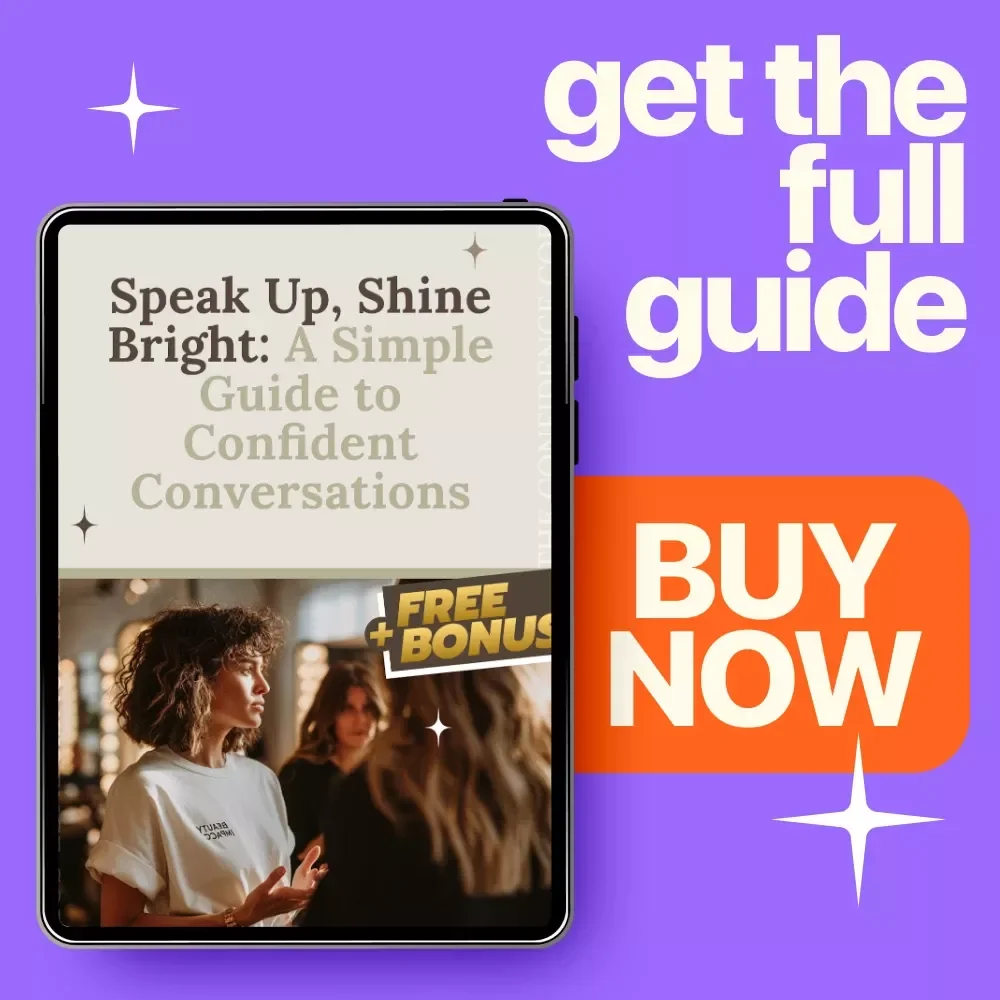 Speak Up, Shine Bright: A Simple Guide to Confident Conversations - Digital Download Guide on How to Be Confident in Talking with Others
