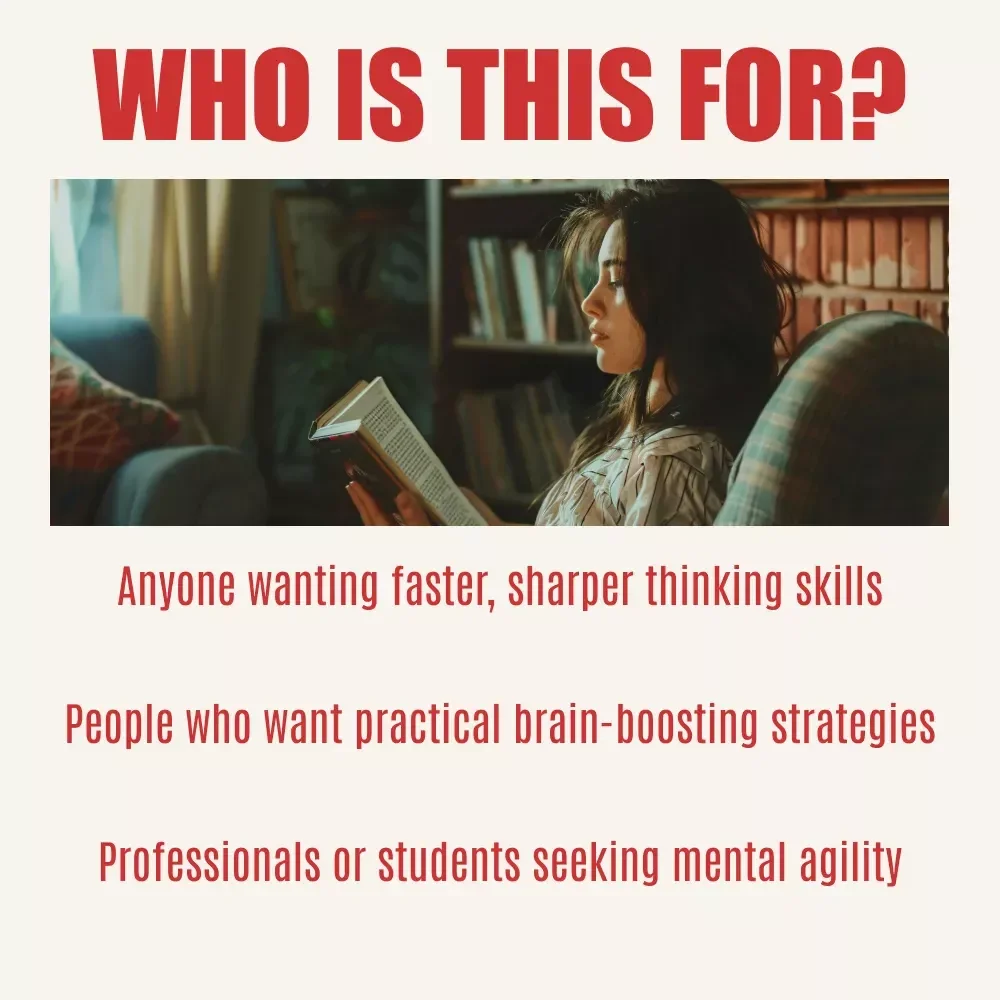 Think Fast: Unlock Your Brain’s Full-Speed Potential – How to Make My Brain Think Faster eBook for Mental Agility, Focus, and Cognitive Boost