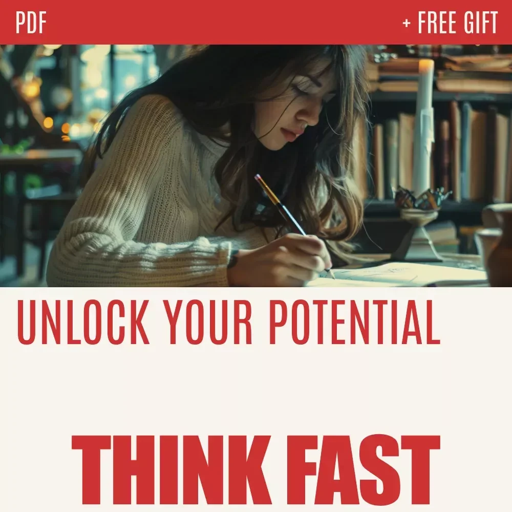 Think Fast: Unlock Your Brain’s Full-Speed Potential – How to Make My Brain Think Faster eBook for Mental Agility, Focus, and Cognitive Boost